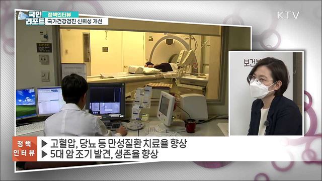 '국가건강검진' 신뢰성 향상에 최우선 [정책인터뷰]