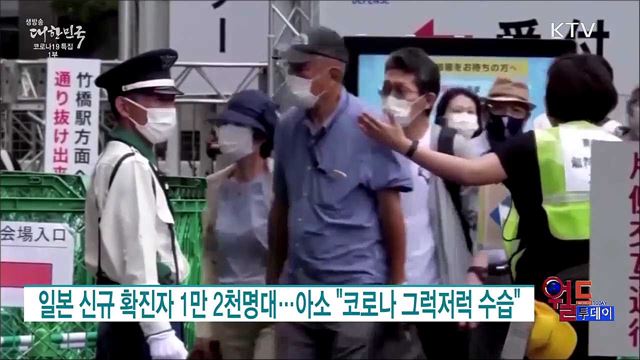 일본 신규 확진자 1만 2천명대···아소 "코로나 그럭저럭 수습" [월드 투데이]