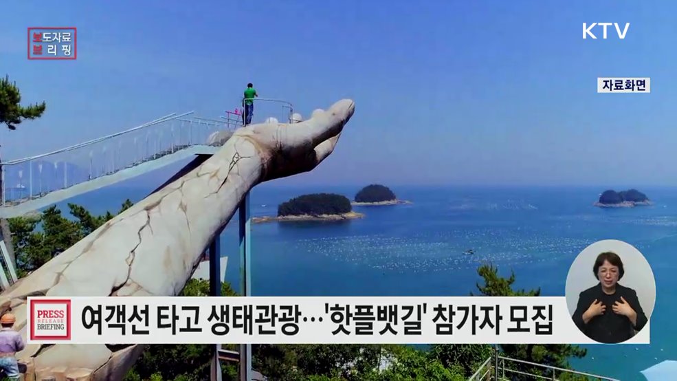 '핫플뱃길'을 통한 해양생태관광 참가자 모집