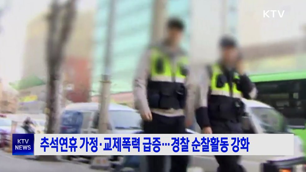 추석연휴 가정·교제폭력 급증···경찰 순찰활동 강화