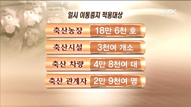 '일시이동중지' 효과 기대…발생상황 홈페이지 공개