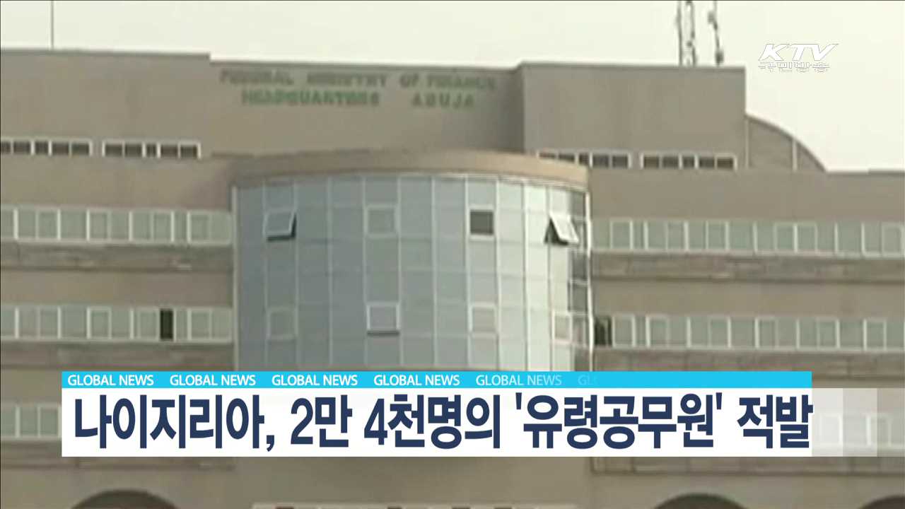 나이지리아, 2만 4천명의 '유령공무원' 적발