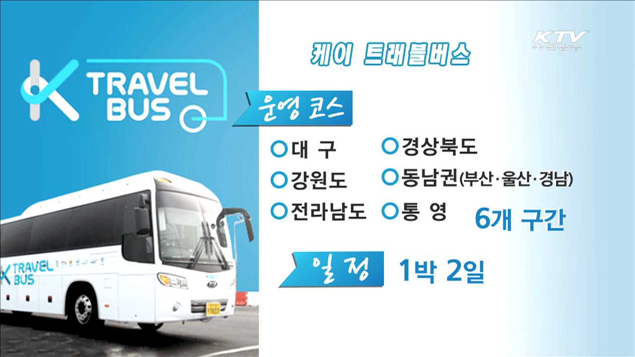 외국인 전용 '케이 트래블버스' 운영…"지방도 오세요"