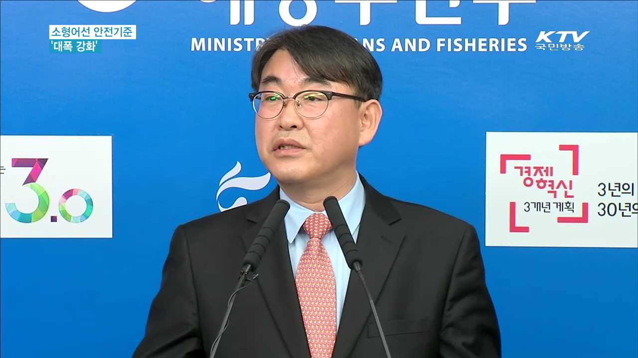 소형어선 안전기준 대폭 강화…인명피해 줄인다