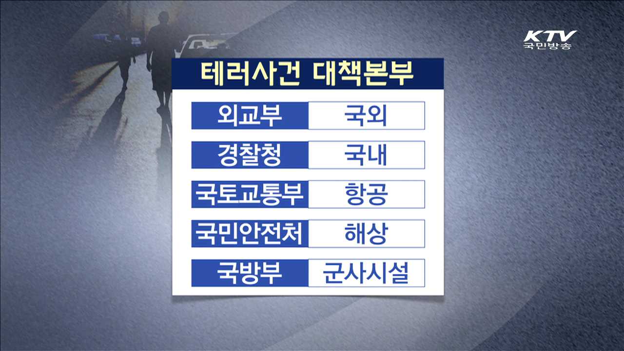 '테러방지법' 입법 예고…국가테러대응체계 수립
