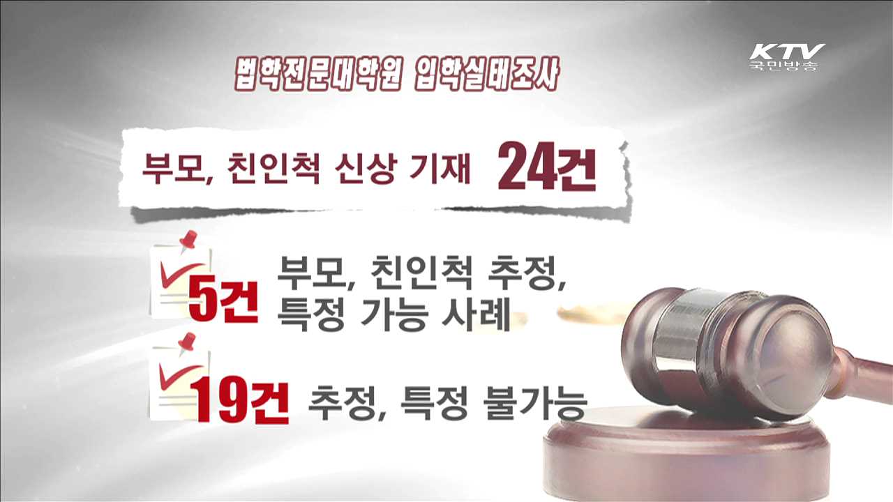 해당 대학 '경고'…교육부, 합리적 선발제도 추진