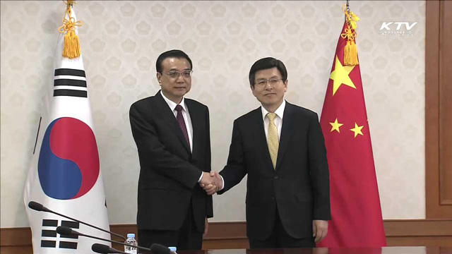 한중 총리회담…황 총리, 내일 시진핑 주석 만나