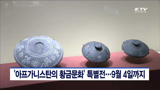 '아프가니스탄의 황금문화' 특별전…9월4일까지