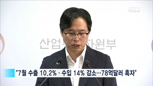 "7월 수출, 6월 이어 '회복추세 계속' 평가"