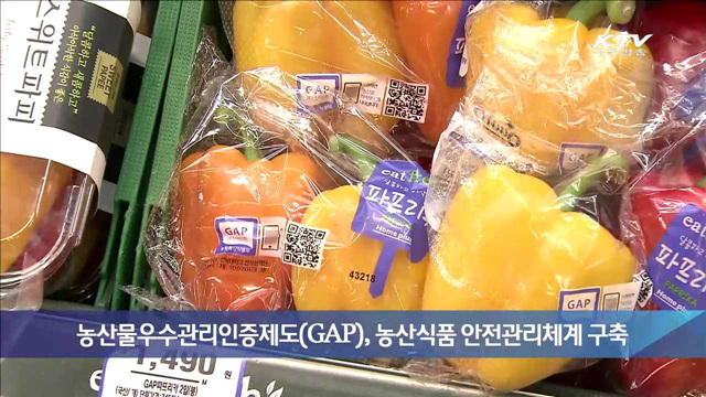 농산물우수관리인증제도(GAP), 농산식품 안전관리체계 구축