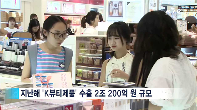 'K소비재' 수출 호조…지난해보다 15.2% 증가