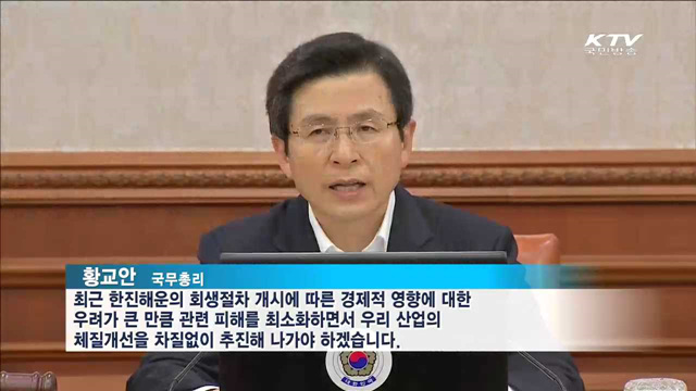 "한진해운 피해 최소화"…장기저리자금 지원