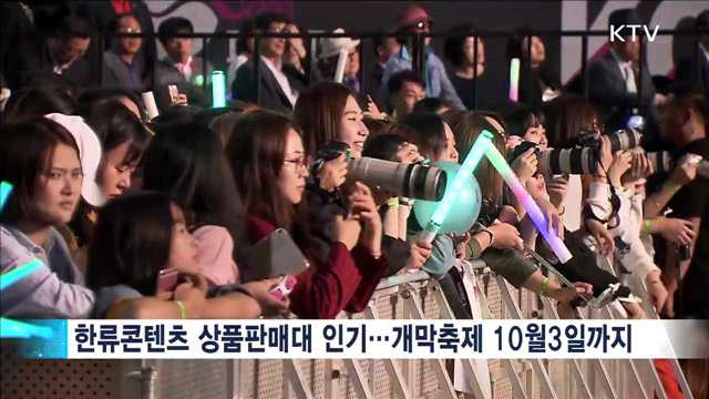코리아세일페스타 개막공연…한류에 '흠뻑'