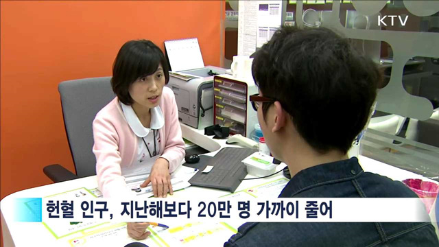 동절기 혈액수급 비상…"헌혈 동참하세요"