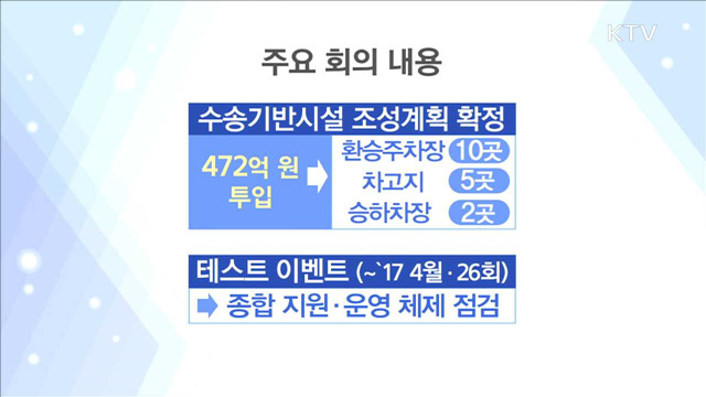 평창동계올림픽, 수송기반시설 조성 착수