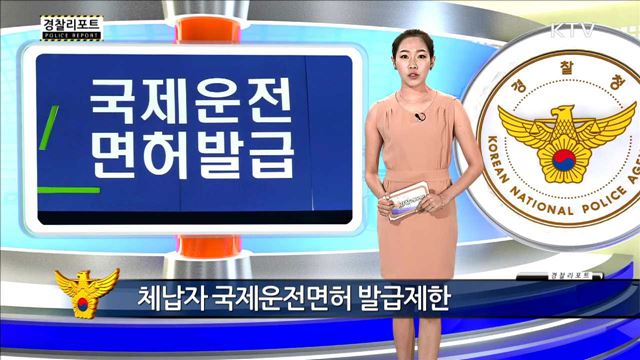 체납자 국제운전면허 발급제한