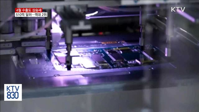 지난달 수출 510억 달러… 역대 2위