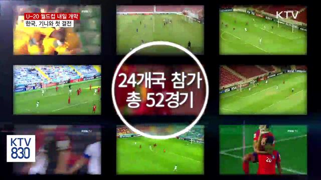 U-20 월드컵 내일 개막…한국, 기니와 첫 대결