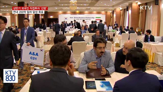 상반기 외국인 직접투자 '선방'…연내 200억 달러 목표