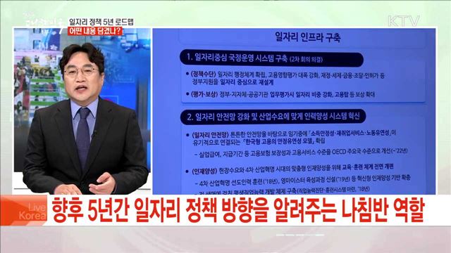 일자리 정책 5년 로드맵 어떤 내용 담겼나?