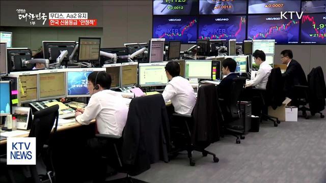 무디스, 우리나라 신용등급 Aa2 안정적 유지