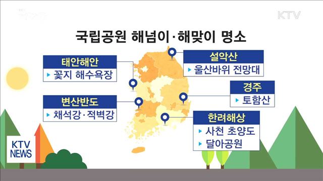 '해넘이·해맞이'에 좋은 국립공원 명소는?