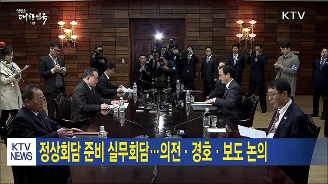 정상회담 준비 실무회담…의전·경호·보도 논의