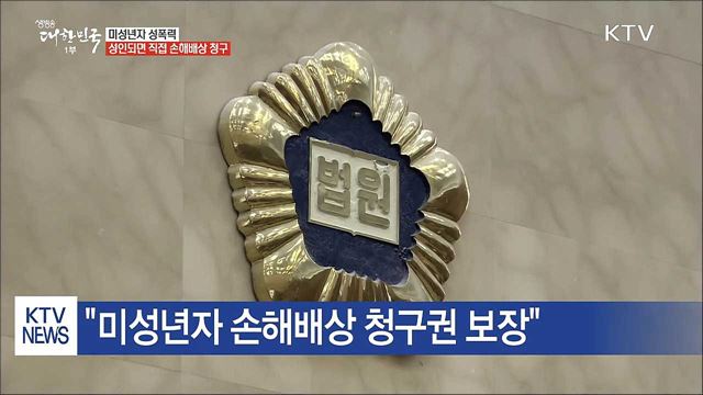 미성년자 성폭력, 성인되면 직접 손해배상 청구