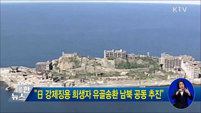 "日 강제징용 희생자 유골송환 남북 공동 추진"