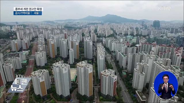 종부세 개편 권고안 확정···공시가액비율↑·세율↑