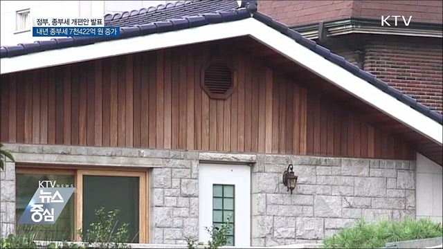 종부세 개편안 발표···다주택자 부담 강화