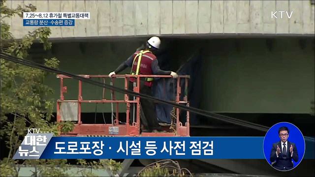 25일부터 여름 휴가철 특별교통대책 시행