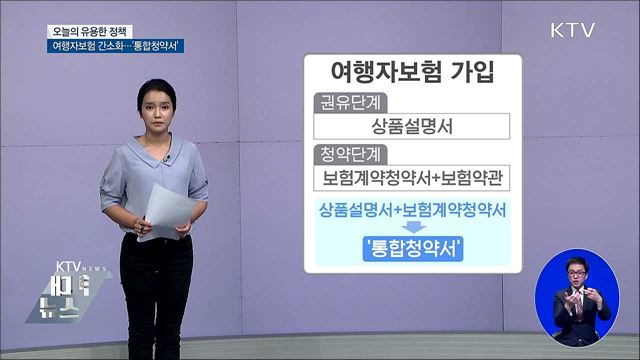 여행자보험 가입 간소화···'서류↓·자필서명 1회'