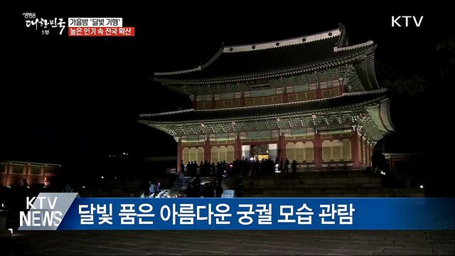 가을 밤 여행 '달빛기행'···이 총리도 동참