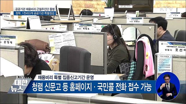 공공기관 채용비리 전수조사···근절추진단 출범