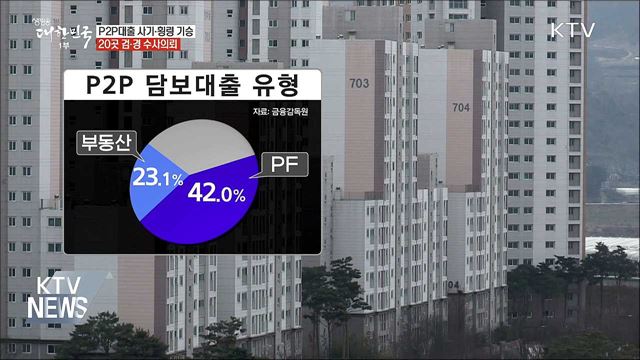 P2P대출 사기·횡령 기승···20곳 수사의뢰