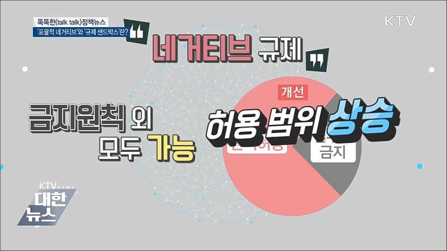 '포괄적 네거티브'와 '규제 샌드박스'란? [똑똑한 정책뉴스]