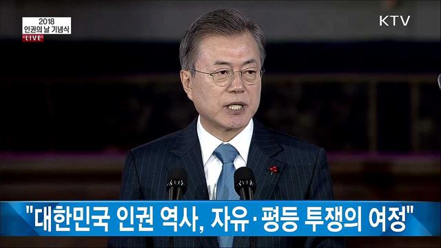 2018 인권의 날 문재인 대통령 축사