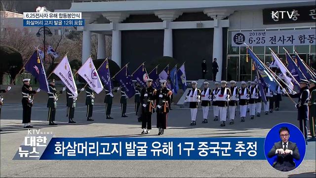 6.25전쟁 국군전사자 유해 합동봉안식