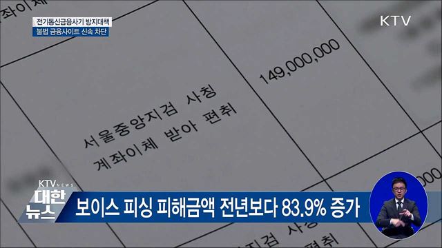 지능화된 보이스피싱···정부, 종합대책 마련