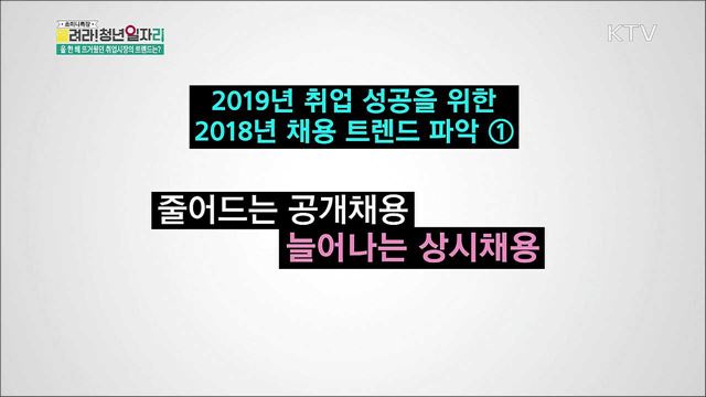 2018년 채용 분석 및 2019년 취업 전망 - 차재원 (취업컨설턴트)