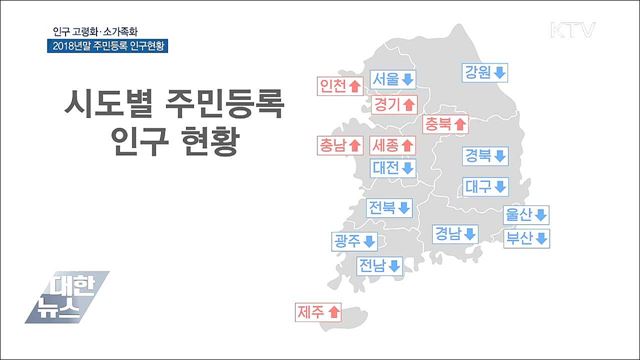 인구 고령화 심화···소가족화 뚜렷