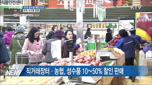과일·대추값 강세···설 성수품 공급 확대