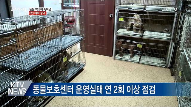 동물 학대해 죽이면 &#39;3년 이하 징역&#39;
