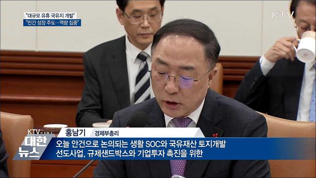 홍 부총리 &#34;여의도 면적 2.4배 국유지 개발&#34;