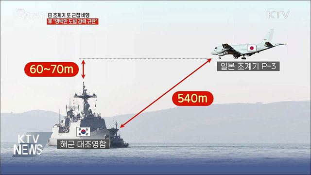 日, 또 근접 비행···&#34;명백한 도발 강력 규탄&#34;