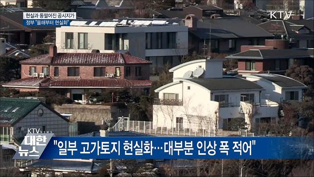 현실과 동떨어진 공시지가···&#34;올해부터 현실화&#34;