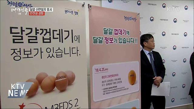 23일부터 달걀 껍데기 &#39;산란일자&#39; 표시