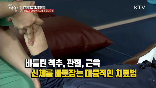 의료비 부담 확 줄어든 비뇨기·하복부 검사비&#38;추나요법 [정책톡! 돈이툭!]