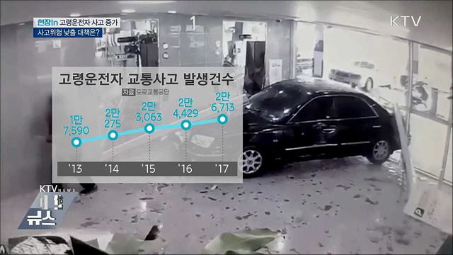 고령 운전자 사고 증가···예방대책 '시급' [현장in]